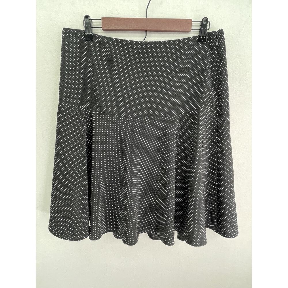Ralph Lauren Size 8 Black White Polka Dot Skirt Women’s Classic Preppy